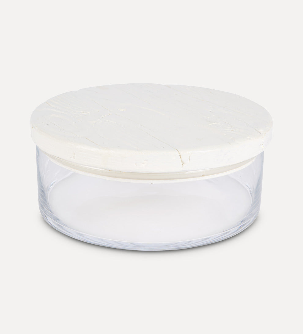 Jar Round Tall Plastic Pedestal