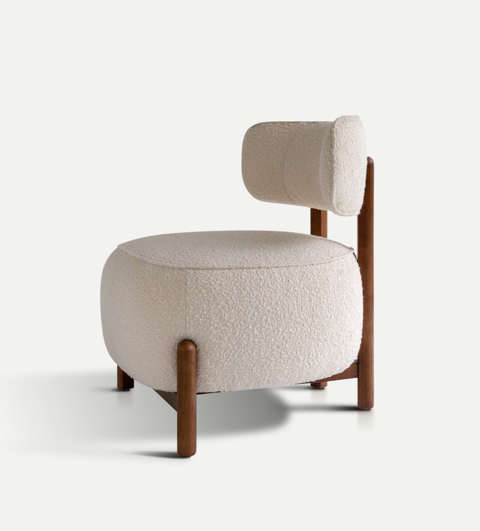 Hunter Boucle Lounge Chair Chairs