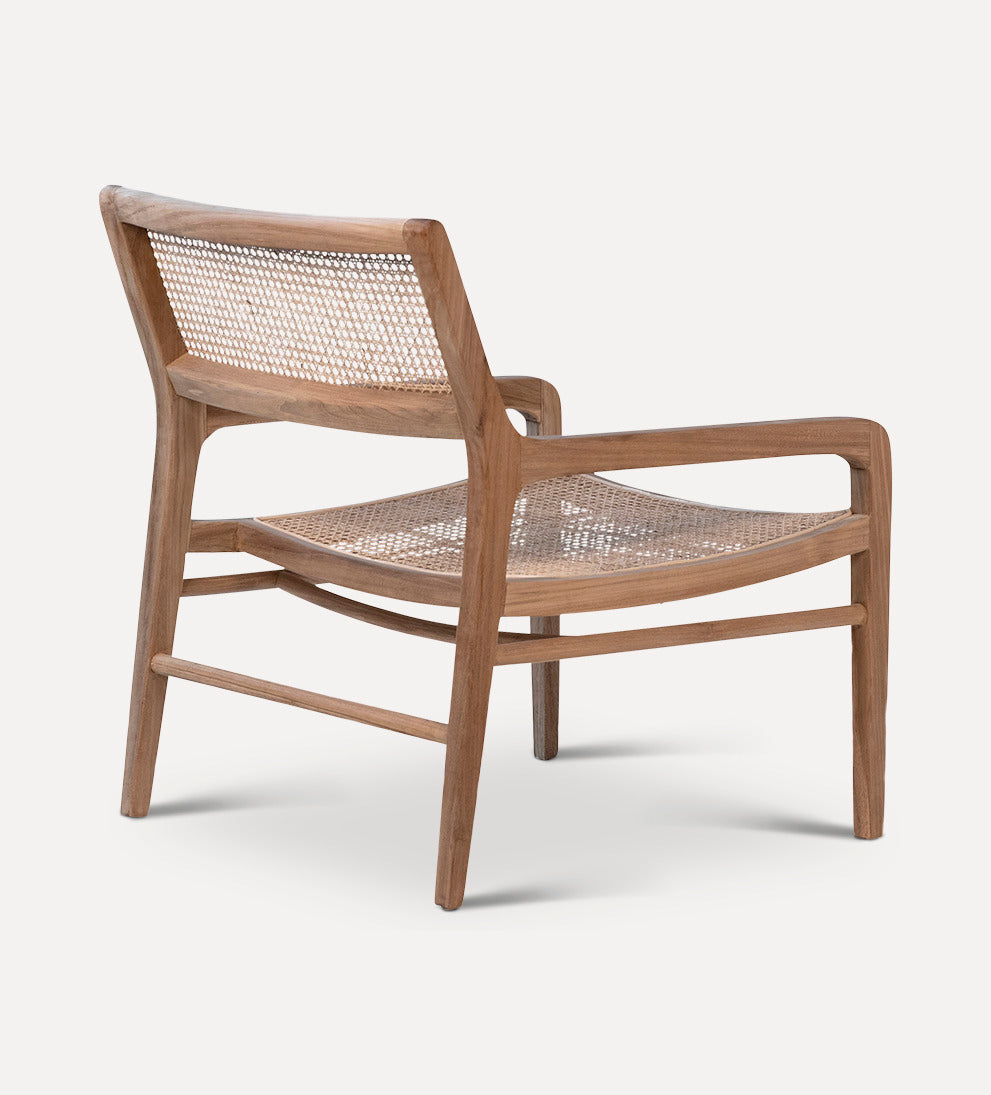 teak wood tan chair