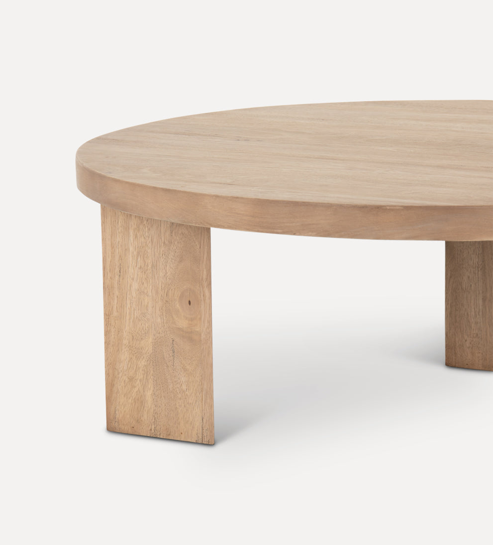  transitional parawood coffee table