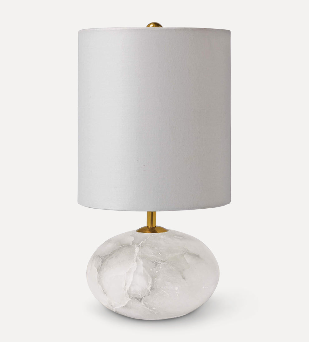 off-white linen lamp 