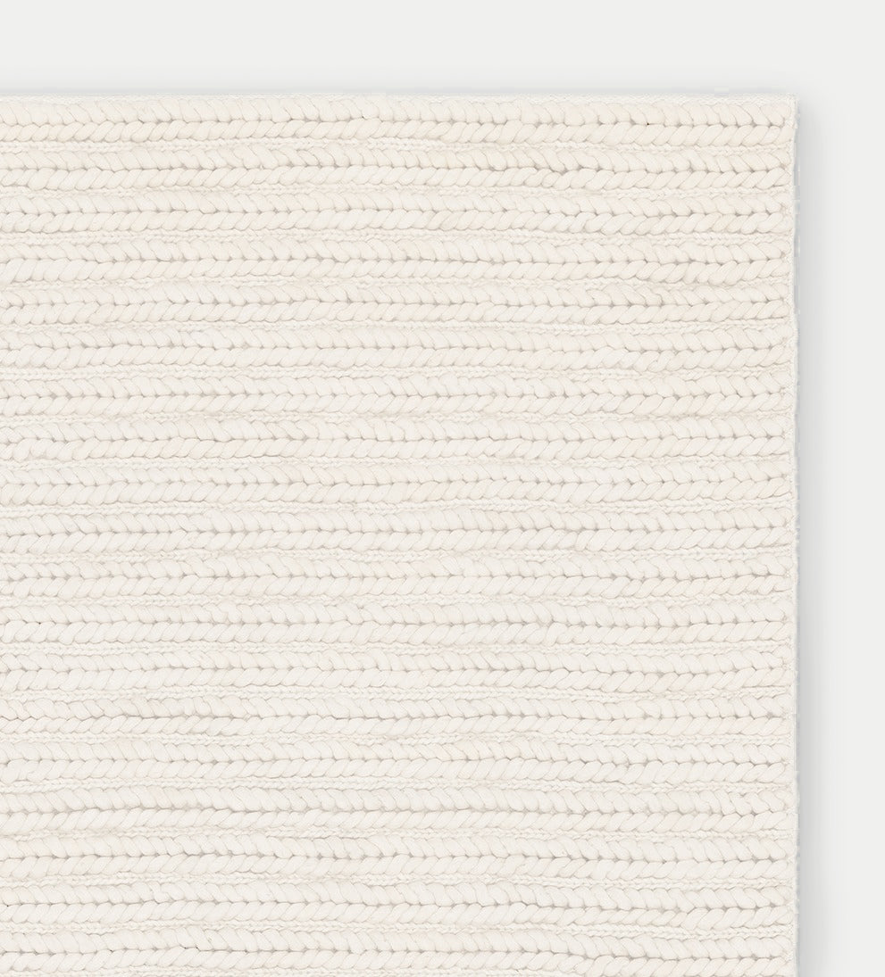 braided handwoven texture rug