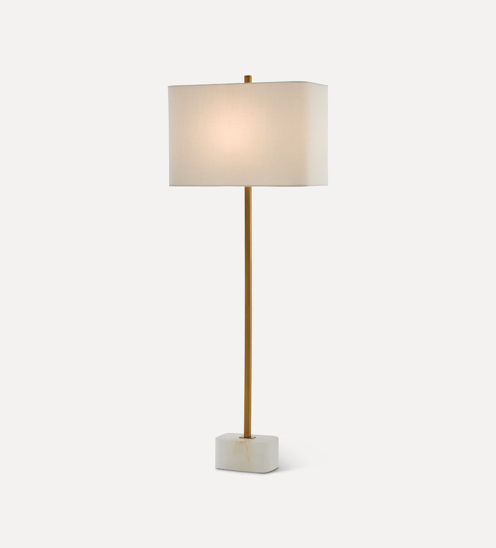  thin metal spike table lamp