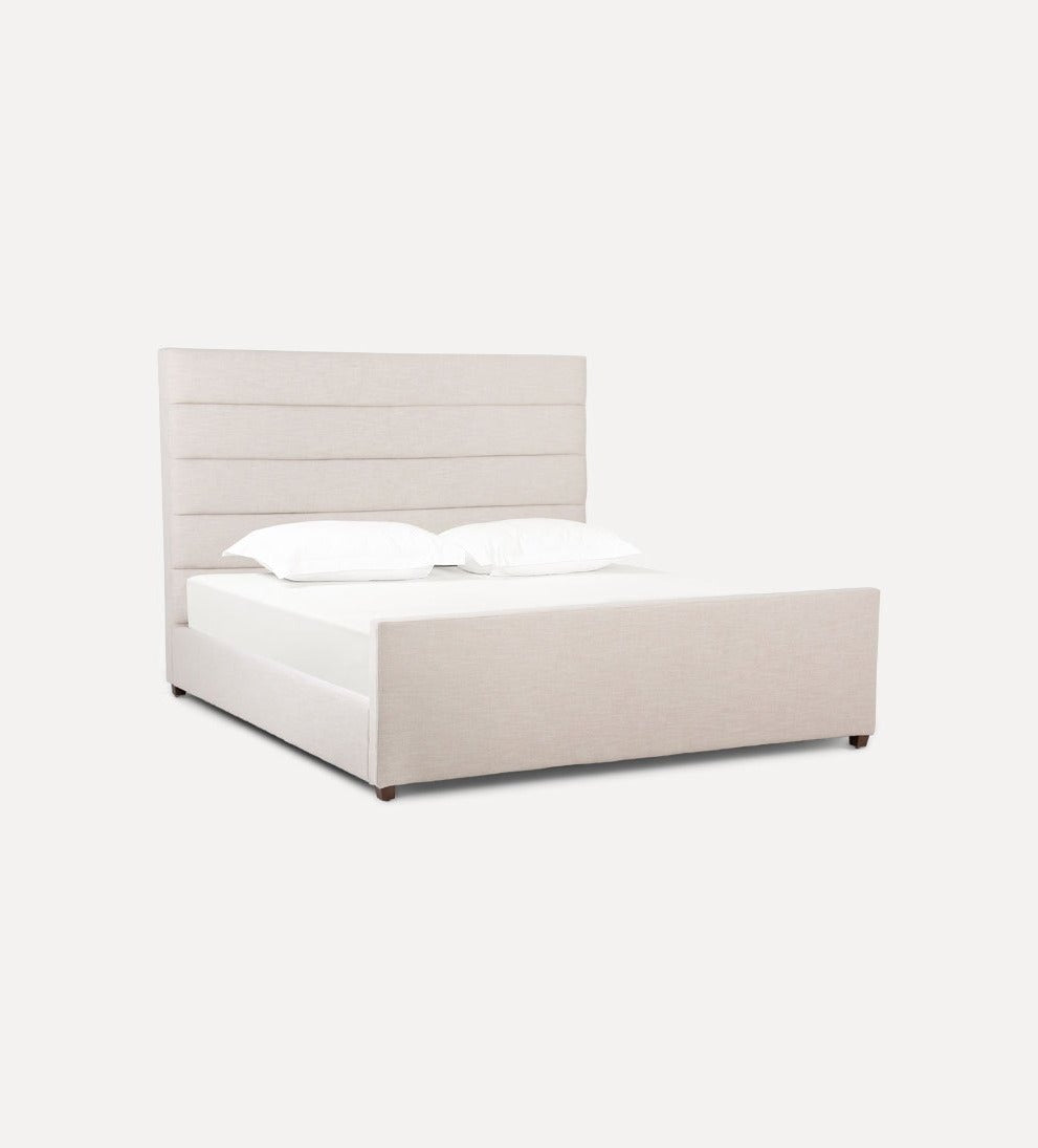 neutral ivory  luxury bed