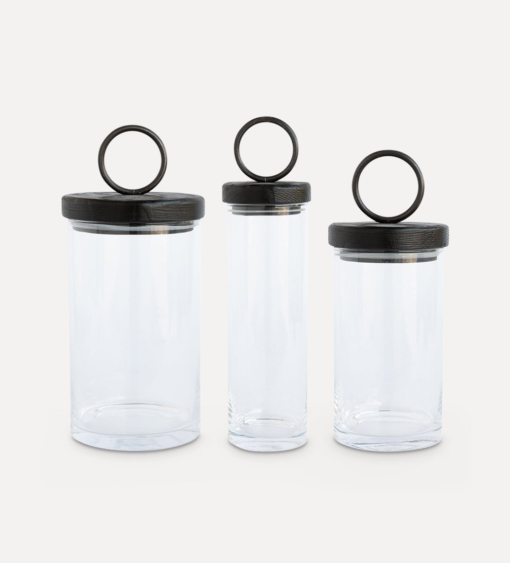 Linden Glass Canister Canisters