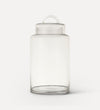 classic glass rounded shoulders container