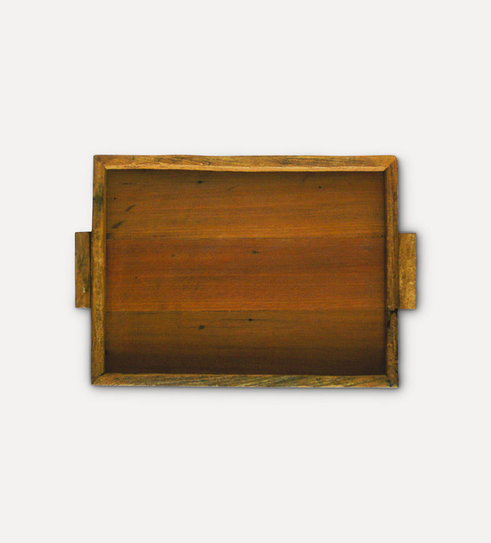 Reclaimed wood tray