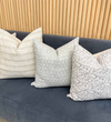 neutral and soft fabric pillow cover