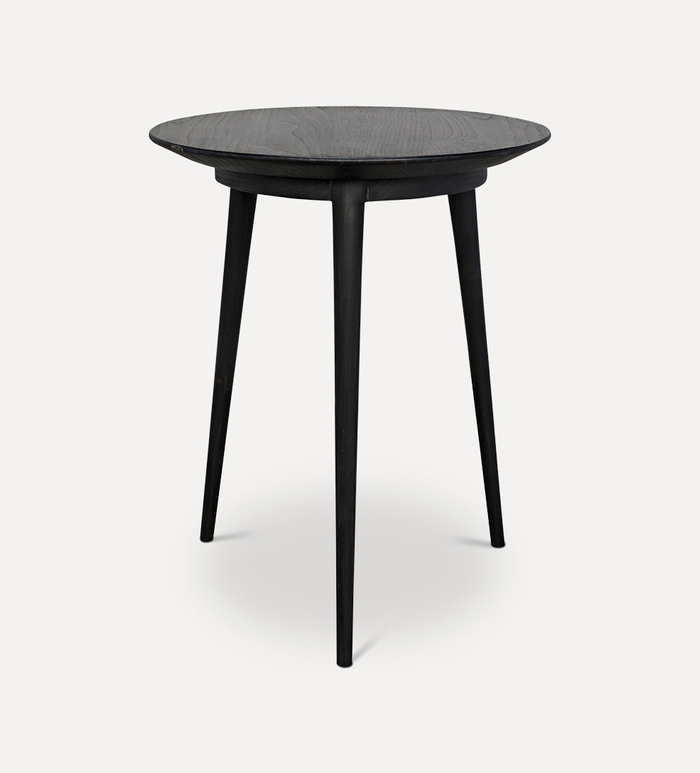  black sungkai wood charcoal side table