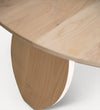 oval alder wood durable table
