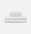 Cotton Sateen Sheet Set - White Bedding